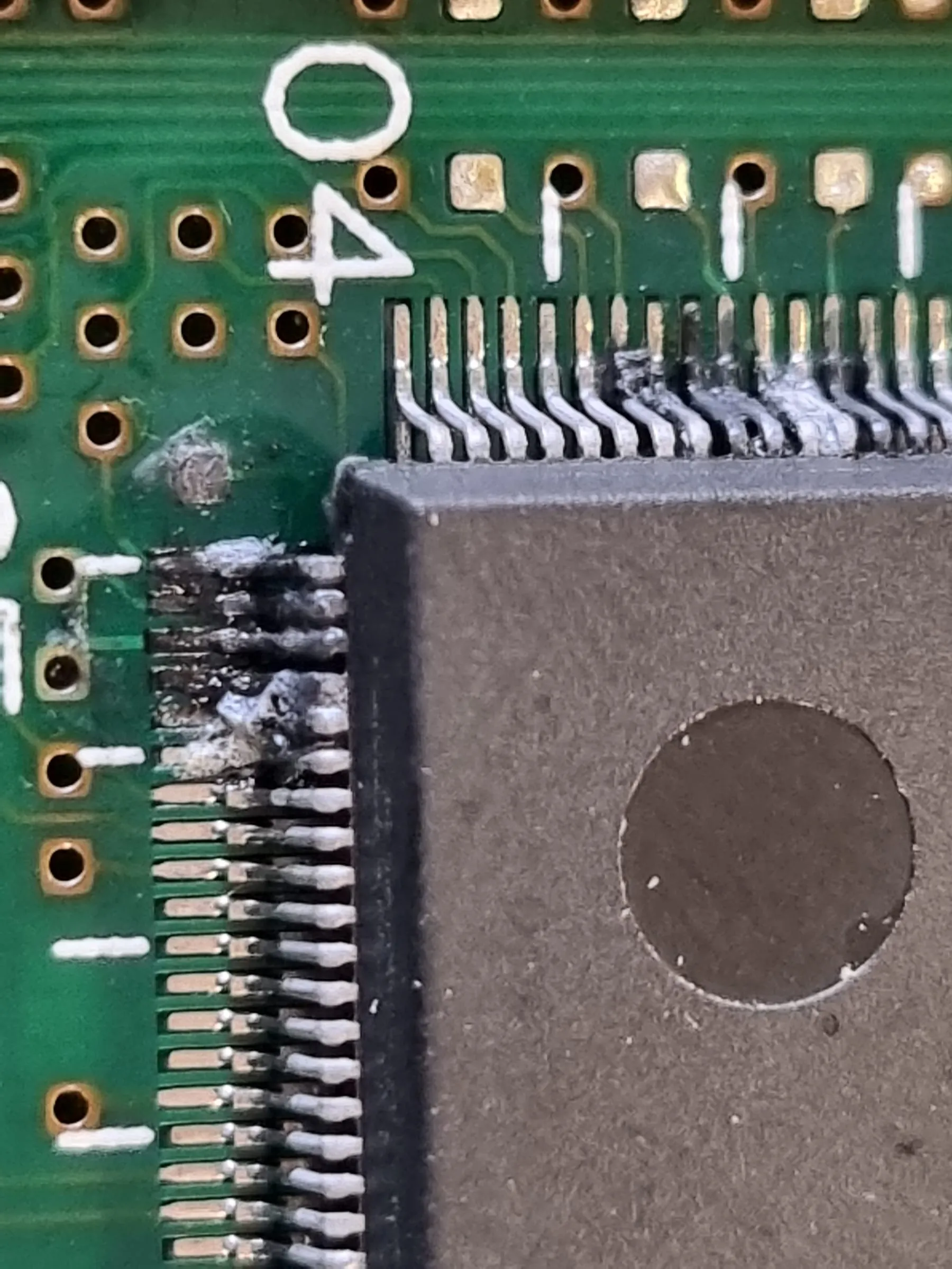 These are not solder bridges